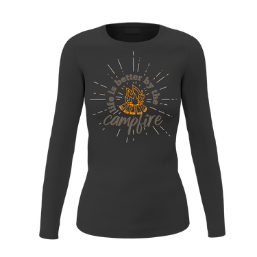 Life Is Better Campfire Women Long Sleeve Shirt